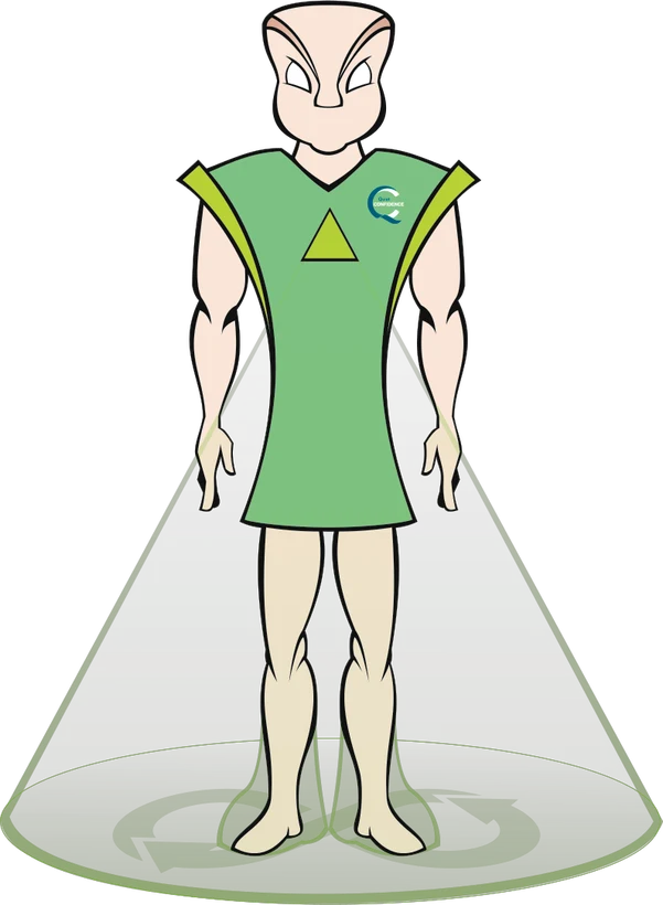 The Quiet Confidence Grounding figure